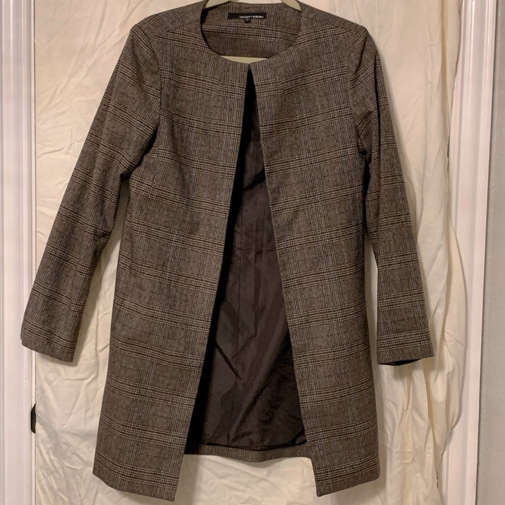 Amanda + Chelsea plaid jacket